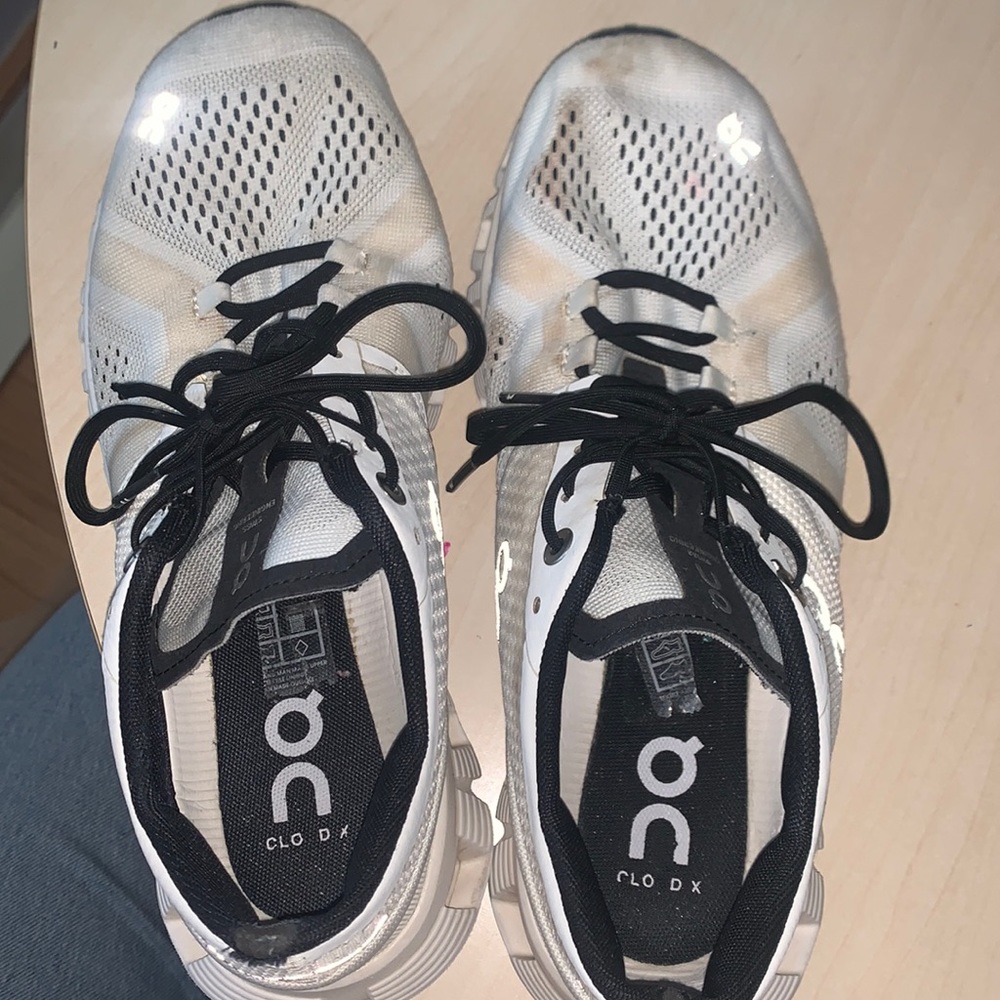 On cloud running shoes!